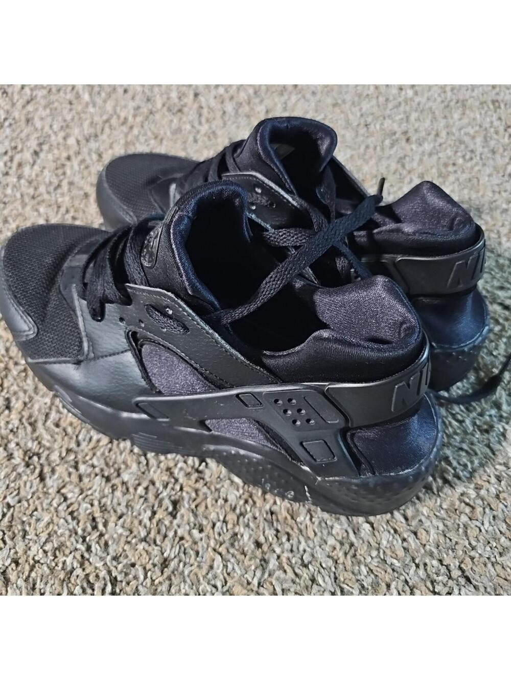 Nike Hurache 7Y Black Shoes 654275-016 - Picture 4 of 9